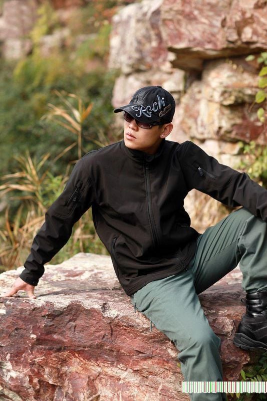 Shark Skin Soft Shell Jacket > İçi Polarlı Su Geçirmez Mont