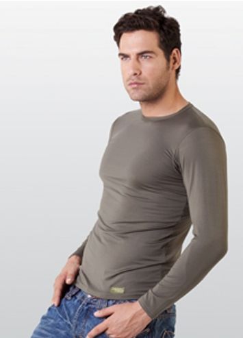 Thermoform Termal T-shirt Uzun Kollu Yeşil