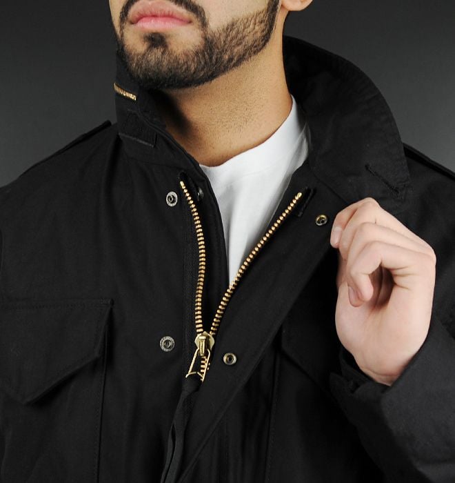 M-65 MODEL AMERİKAN SİYAH PARKA