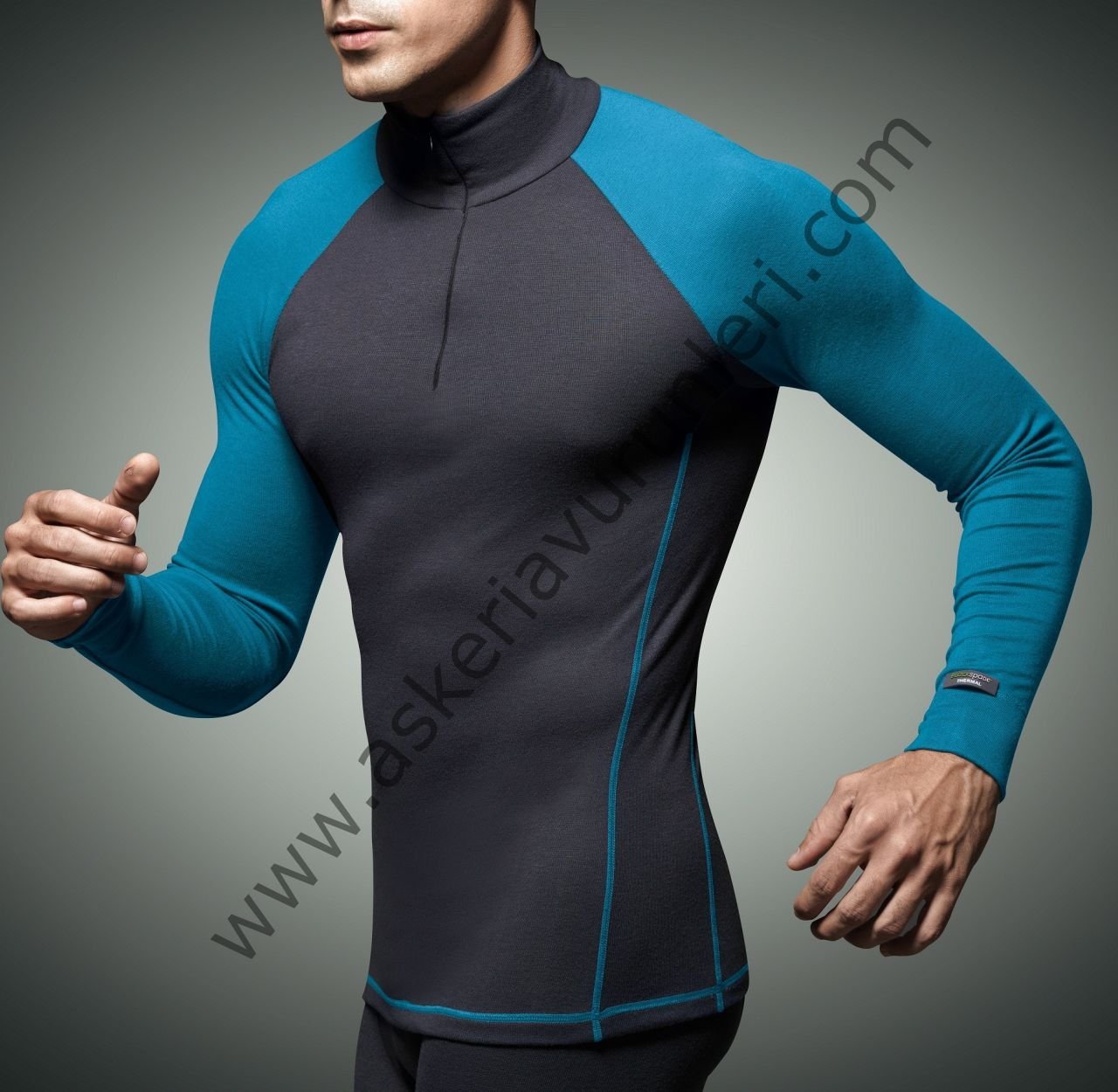 Blackspade Thermal Zipper T-Shirt