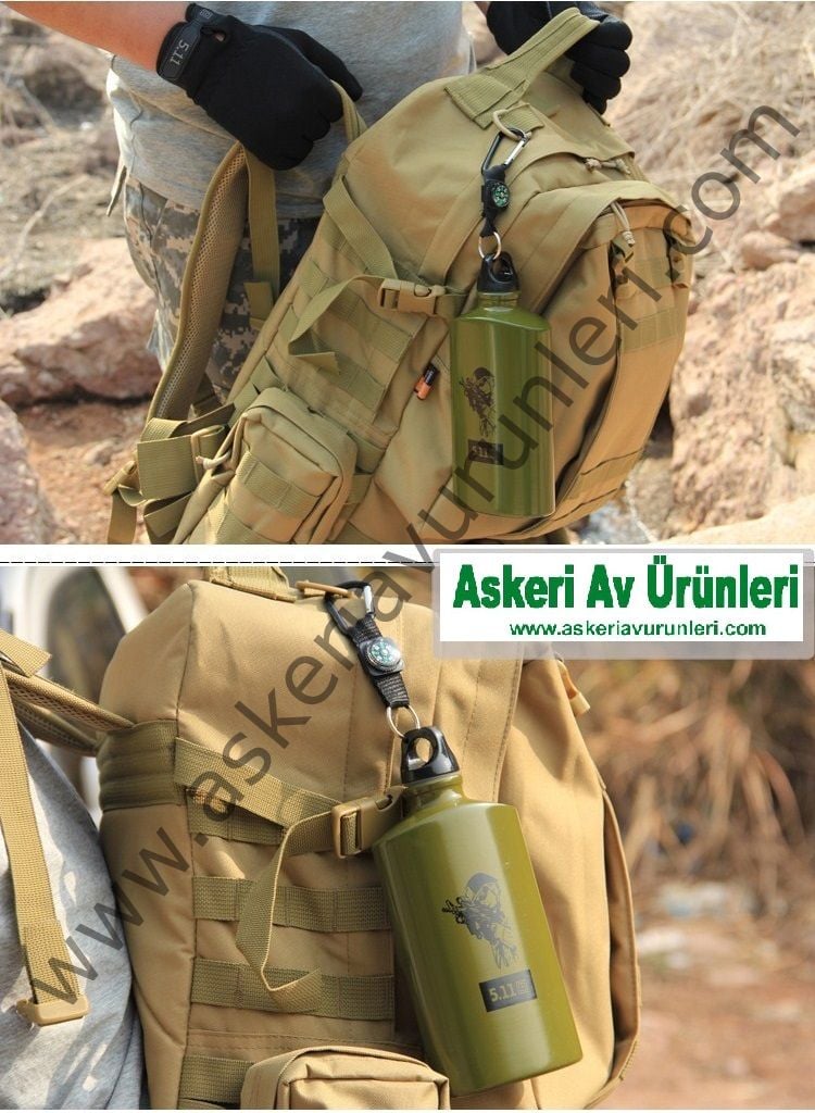 Tactical Pusulalı Su Matarası