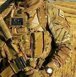 Siyah Türk Bayrağı Arması