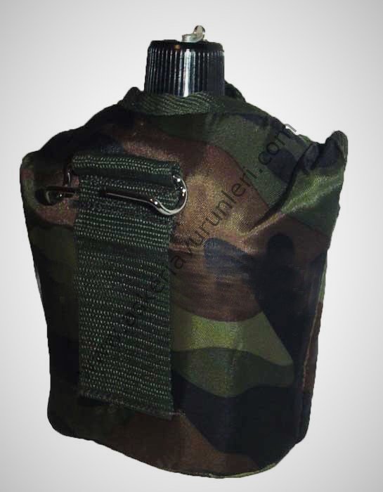 Taslı Alüminyum Matara Kamuflaj Renk