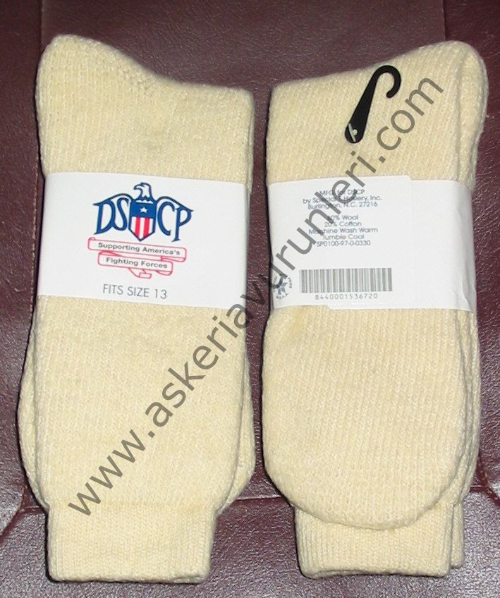 US MILITARY WOOL COTTON  ÇORAP