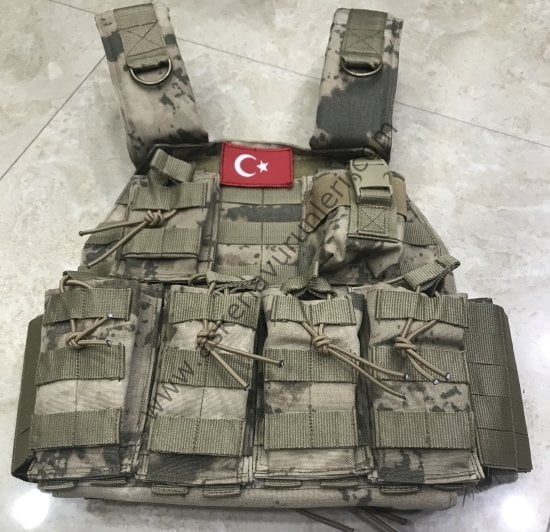 Çelik Plaka Takılabilen Askeri Hücum Yeleği