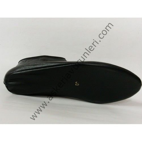 Fermuarlı Deri Mest