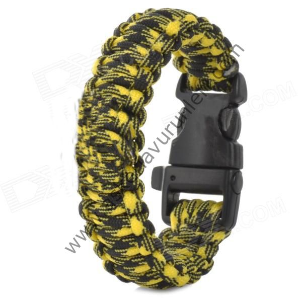 PARACORD SURVİVAL PARAŞÜT İPİ DÜDÜKLÜ BİLEKLİK