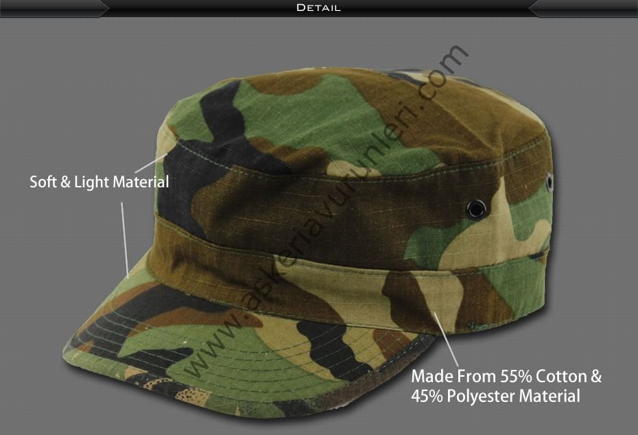 ARMY WOODLAND (  KAMUFLAJI ) PATROL CAP
