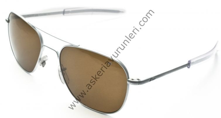 Amerikan Optical  Pilot Gözlüğü [ Mat Gümüş ]