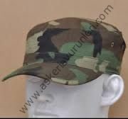 ARMY WOODLAND CAMO PATROL CAP