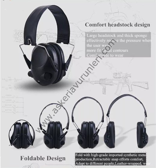 TAC FORCE ATIŞ KULAKLIĞI GÜRÜLTÜ VE SES AZALTICI