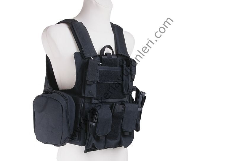 Tactical Military Surplus Vest [ Askeri Siyah Hücum Yeleği ]