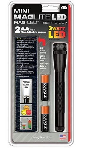 Maglite 2-AA Cell Black Mini LED Flashlight