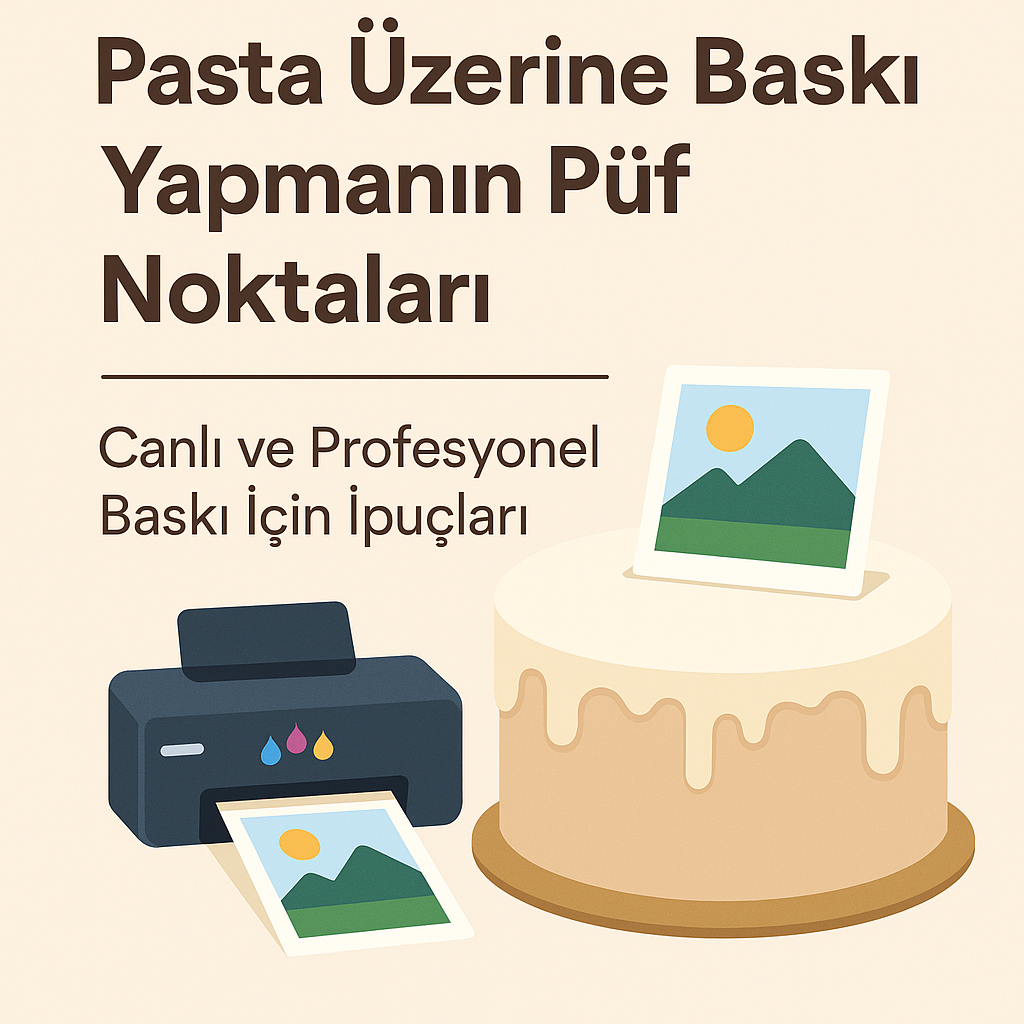 Pasta Üzerine Resim Baskı Yapmanın Püf Noktaları