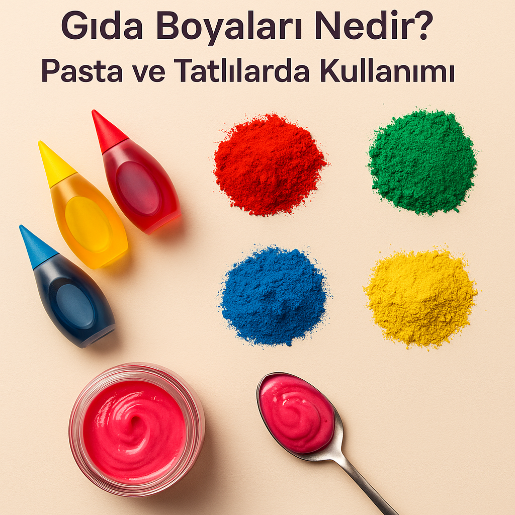 Gıda Boyaları Nedir? Pasta ve Tatlılarda Kullanımı