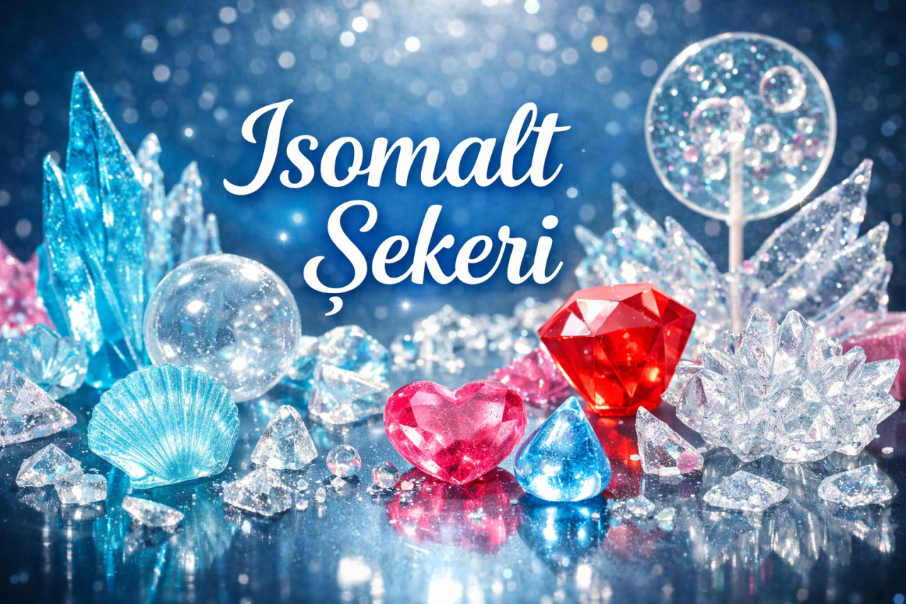 Isomalt Şekeri Nedir? Pasta ve Şekerleme Süslemelerinde Kullanımı