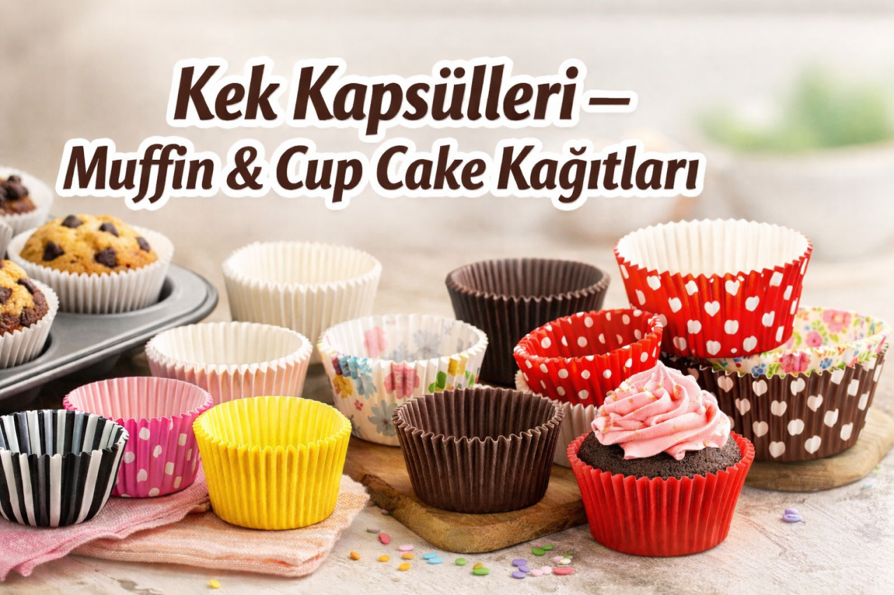 Kek Kapsülleri, Kek Kağıtları, Cup Cake ve Muffin Kağıtları Nedir?