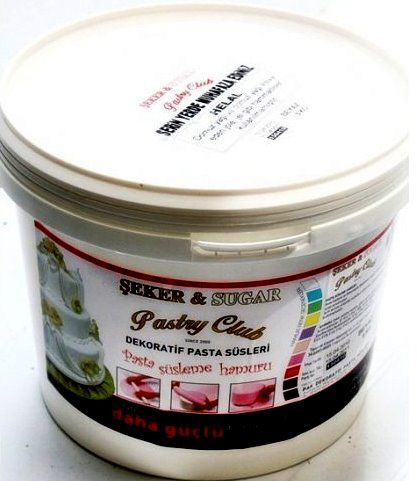 5KG ŞEKER ŞUGAR ŞEKER  HAMURU BEYAZ