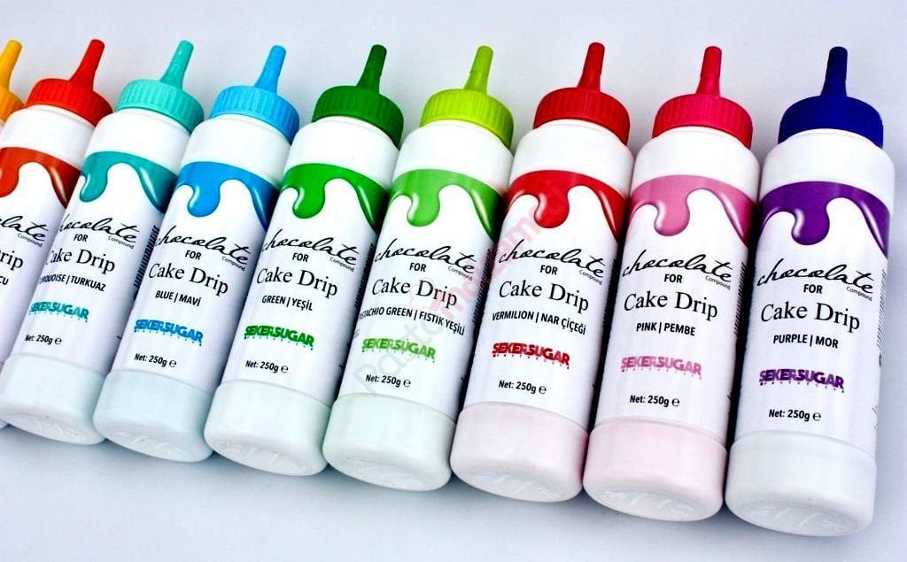 SEKER SUGAR CHOCOLATE FOR CAKE DRİP AKITMA ÇİKOLATASI 250 GR