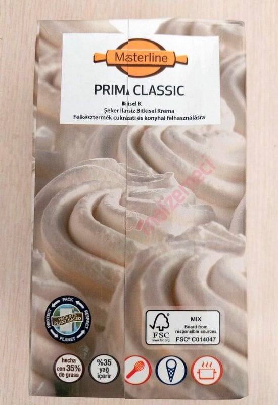 PRIMA ŞEKERSİZ BİTKİSEL KREMA 1 LT