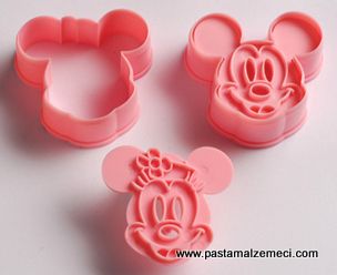 MİCKY  MOUSE MİNNİE KURABİYE KALIBI
