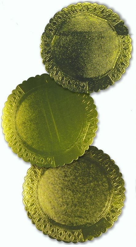 GOLD KARTON YUVARLAK KALIN 30CM