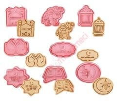 RAMAZAN KANDİLLER KURABİYE KALIP SETİ 8'Lİ