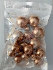 PASTA ÜSTÜ GOLD METALİK TOPLAR SETİ