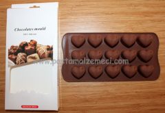 ÇİKOLATA KALIBI KALP ŞEKLİNDE 15Lİ