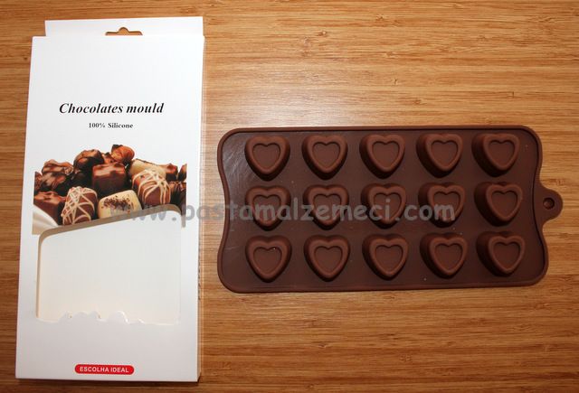 ÇİKOLATA KALIBI İÇ İÇE KALP 15Lİ