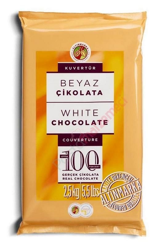 ALT248 FİLDİŞİ BEYAZ BLOK KUVERTÜR ÇİKOLATA  2.5 kg