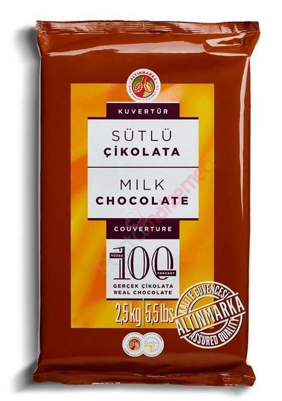 ALT248 SÜTLÜ BLOK KUVERTÜR ÇİKOLATA  2.5 kg