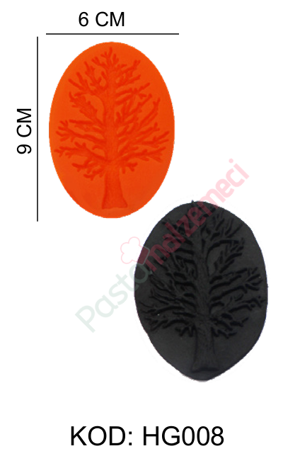 AĞAÇ SİLİKON KALIBI HG008