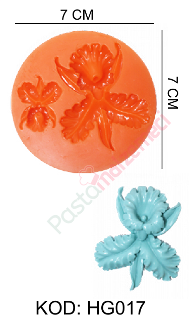 ÇİÇEK SİLİKON KALIBI HG017