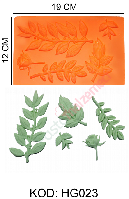 YAPRAKLAR SİLİKON KALIBI HG023