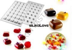 SİLİKOLOVE ÇOKLU KARE YAPMA SİLİKON KEK , DONDURMA VE ÇİKOLATA KALIBI
