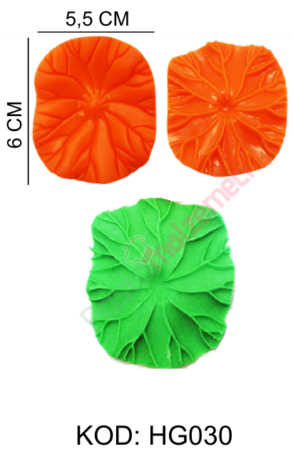 NİLÜFER LOTUS ÇİÇEĞİ YAPRAĞI SİLİKON KALIBI HG030