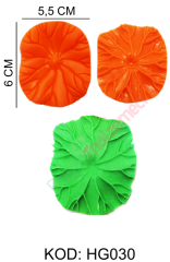 NİLÜFER LOTUS ÇİÇEĞİ YAPRAĞI SİLİKON KALIBI HG030