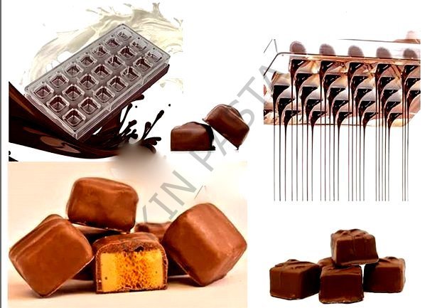 POLİKARBON ÇİKOLATA KALIBI KARE MODELLİ