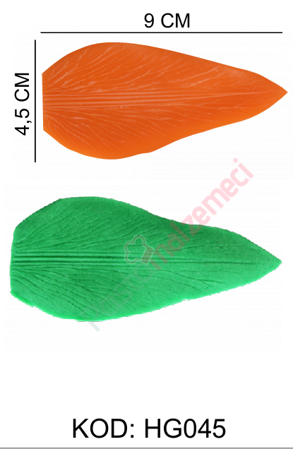 UZUN YAPRAK SİLİKON KALIP HG045