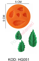 YAPRAK DESENLERİ SİLİKON KALIBI HG051