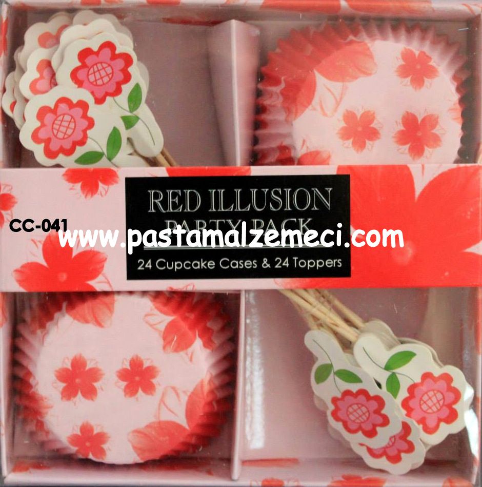 ÇİÇEK TEMALI CUP CAKE KAĞIDI 24LÜ