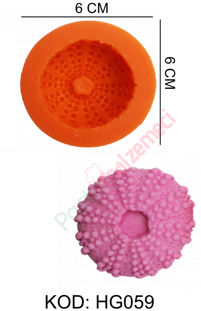 YUVARLAK BENEKLİ SİLİKON KALIBI HG059