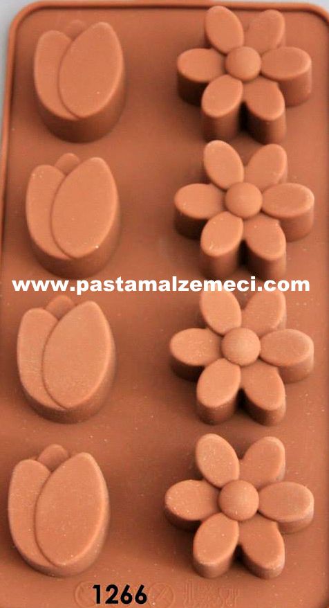 ÇİKOLATA KALIBI LALE VE ÇİÇEK TEMALI