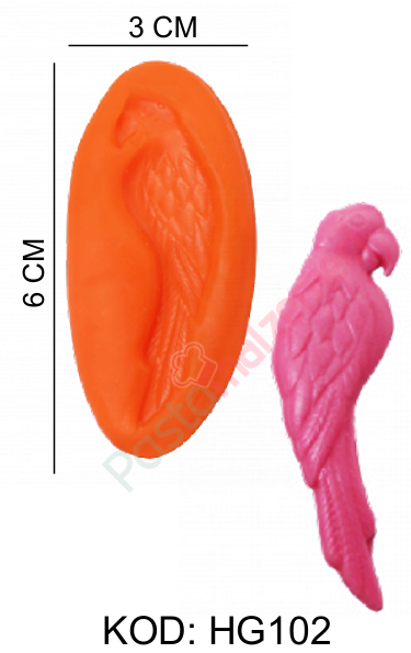 PAPAĞAN  SİLİKON KALIBI HG102