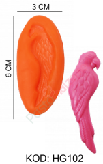 PAPAĞAN  SİLİKON KALIBI HG102
