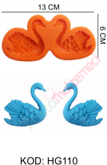 2Lİ KUĞU SİLİKON KALIBI HG110