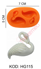 KUĞU TEMALI SİLİKON KALIBI HG115
