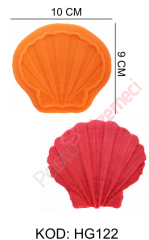 İSTRİDYE KABUĞU SİLİKON KALIBI HG122
