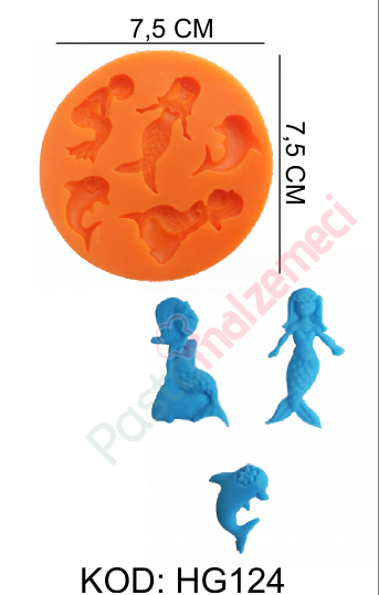 DENİZ KIZLARI SİLİKON KALIP SETİ HG124